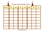 instrument practice chart